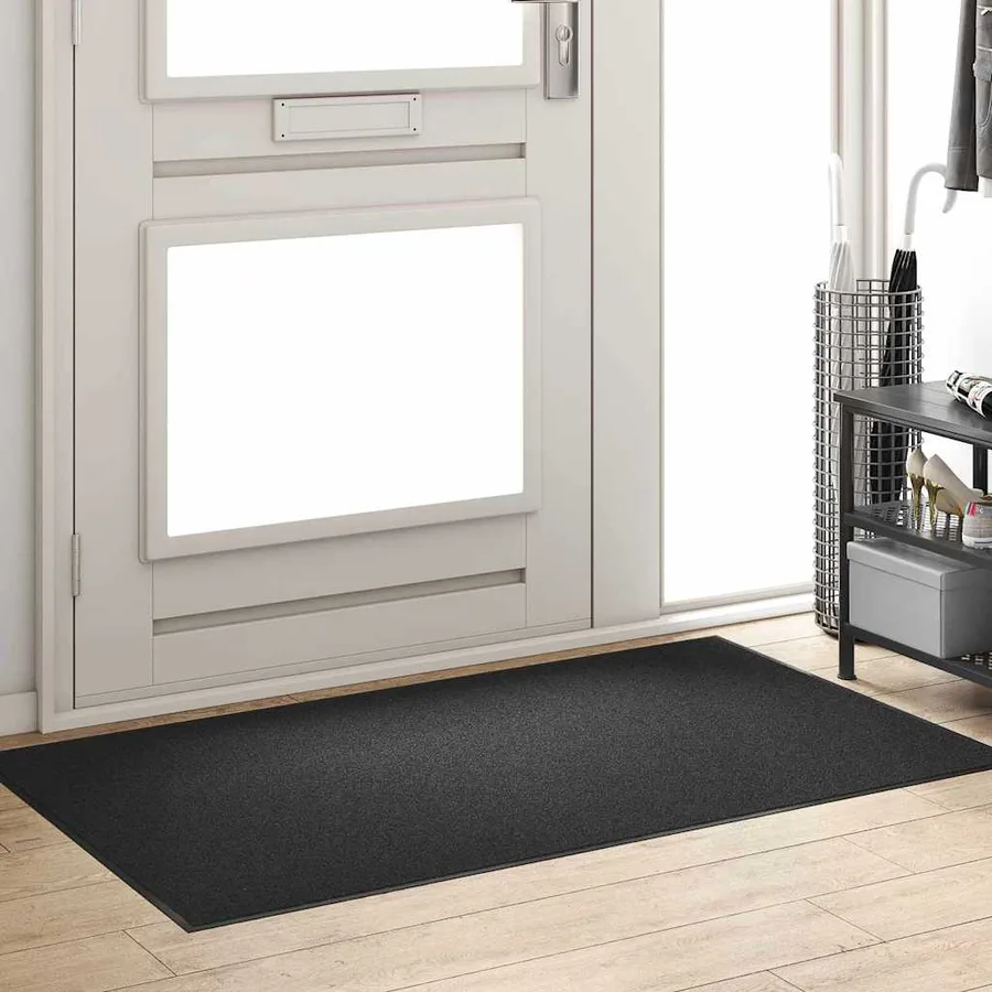 Tapis d'entrée Noir 90 x 150 cm 100% Polyamide - 3