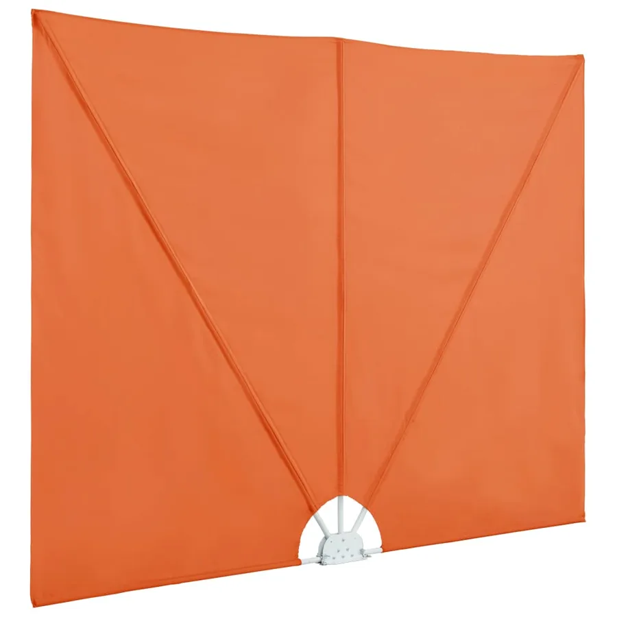Auvent latéral pliable de terrasse Terre cuite 240 x 160 cm - 5