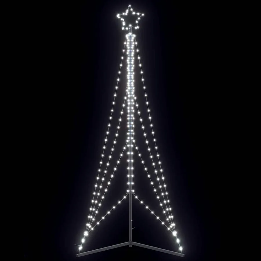 Sapin de Noël à LED 483 LED blanc froid 240 cm