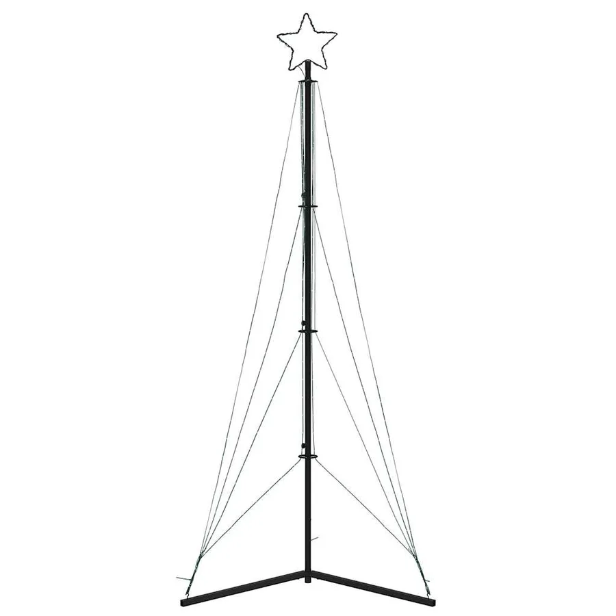 Sapin de Noël à LED 483 LED blanc froid 240 cm - 5