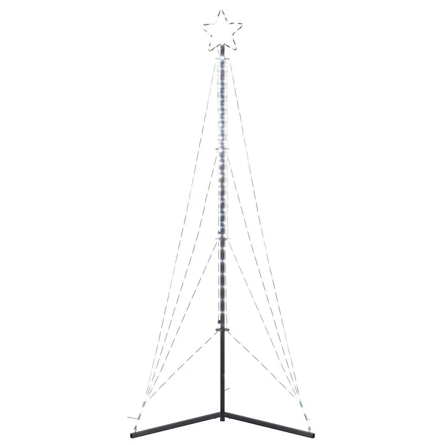 Sapin de Noël à LED 483 LED blanc froid 240 cm - 6
