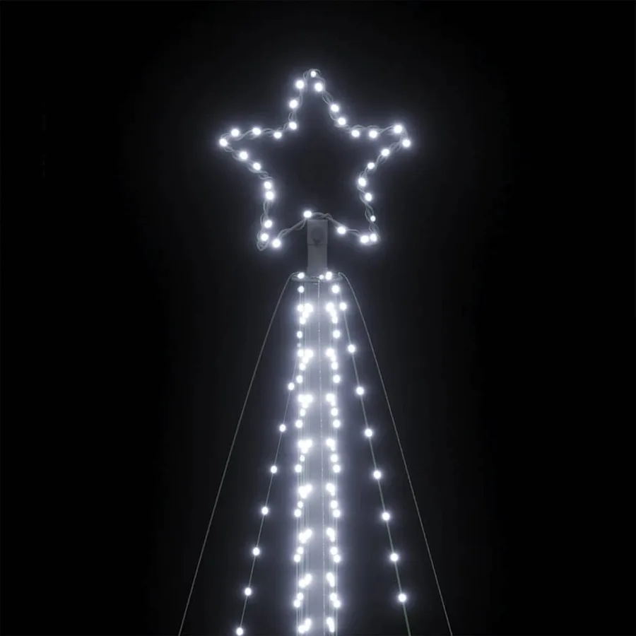 Sapin de Noël à LED 789 LED blanc froid 476 cm - 10