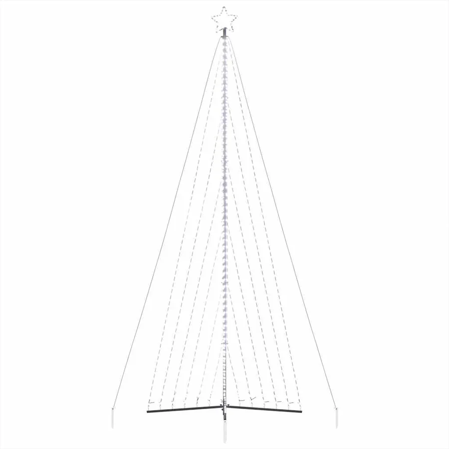Sapin de Noël à LED 789 LED blanc froid 476 cm - 6