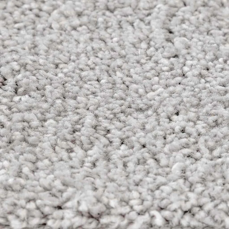 Tapis Shaggy Anti-dérapant Gris 160 x 160 cm PP - 5