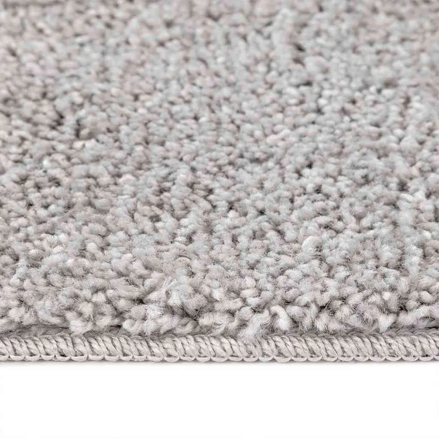 Tapis Shaggy Anti-dérapant Gris 160 x 160 cm PP - 6