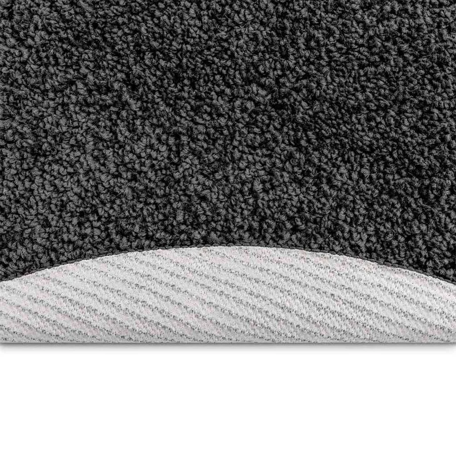 Tapis Shaggy Anti-dérapant Gris foncé 160 x 160 cm PP - 4