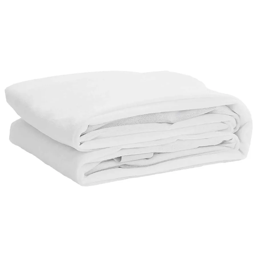 Protège-matelas blanc 140x200 cm imperméable - 2