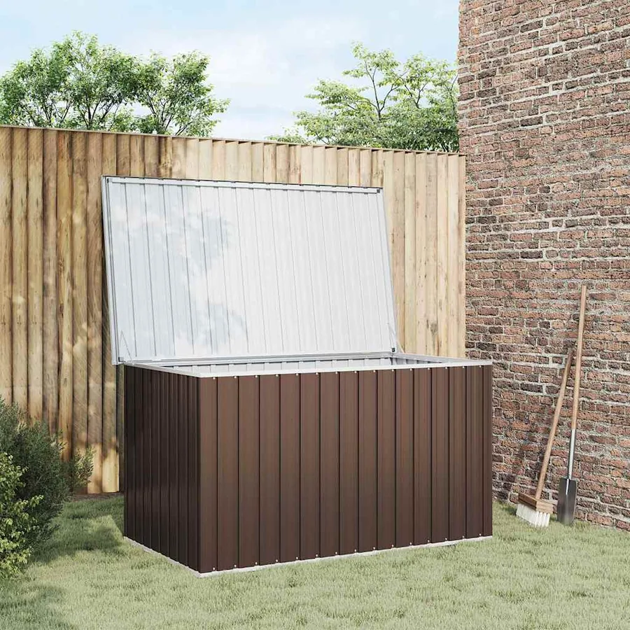Boîte de rangement de jardin Marron 171x99x93 cm
