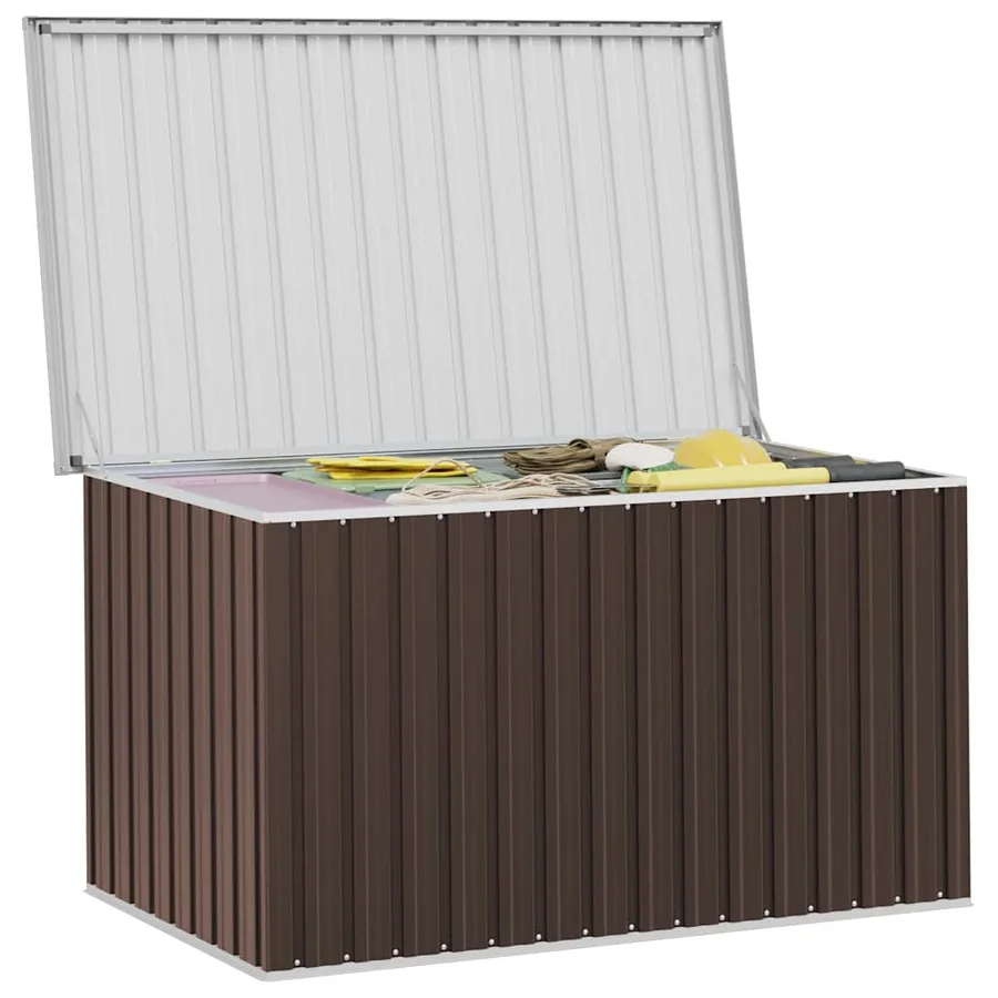 Boîte de rangement de jardin Marron 171x99x93 cm - 8