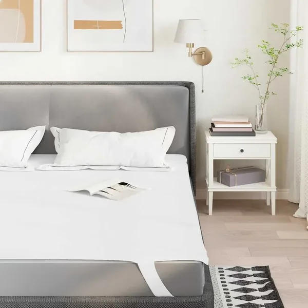 Protège-matelas blanc 80x200 cm imperméable