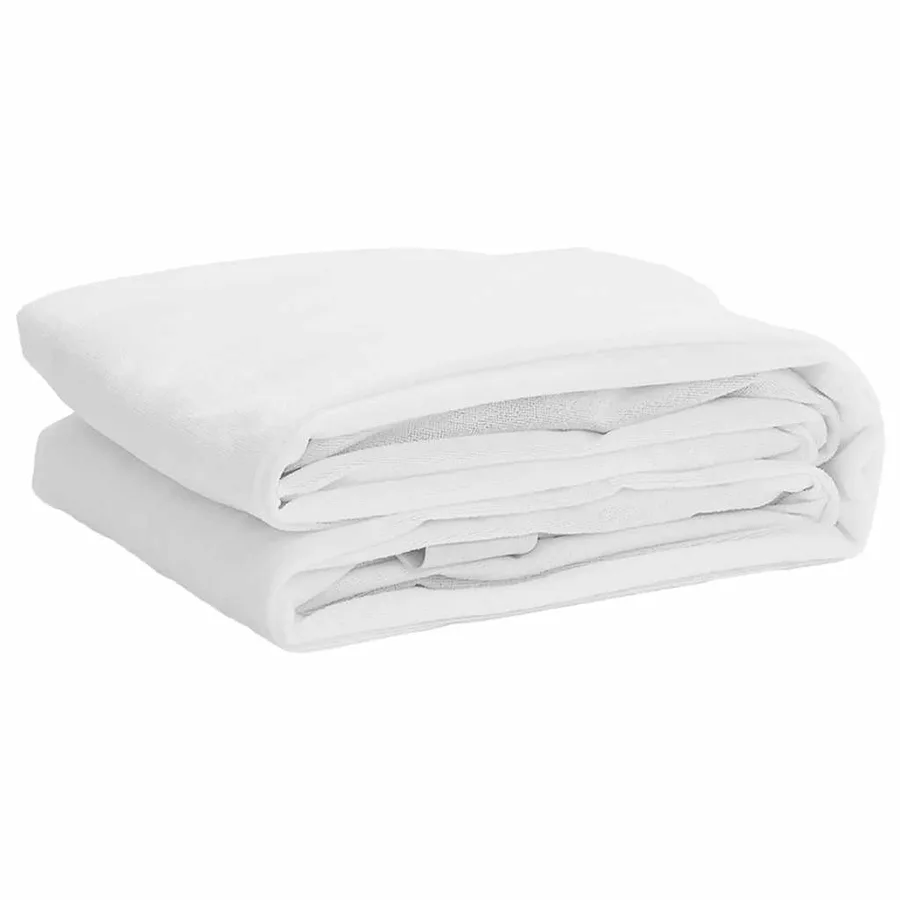 Protège-matelas blanc 80x200 cm imperméable - 2
