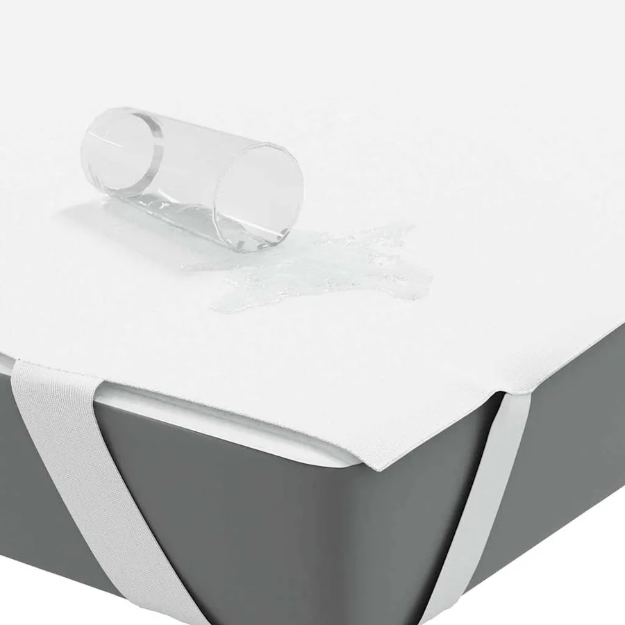 Protège-matelas blanc 80x200 cm imperméable - 3