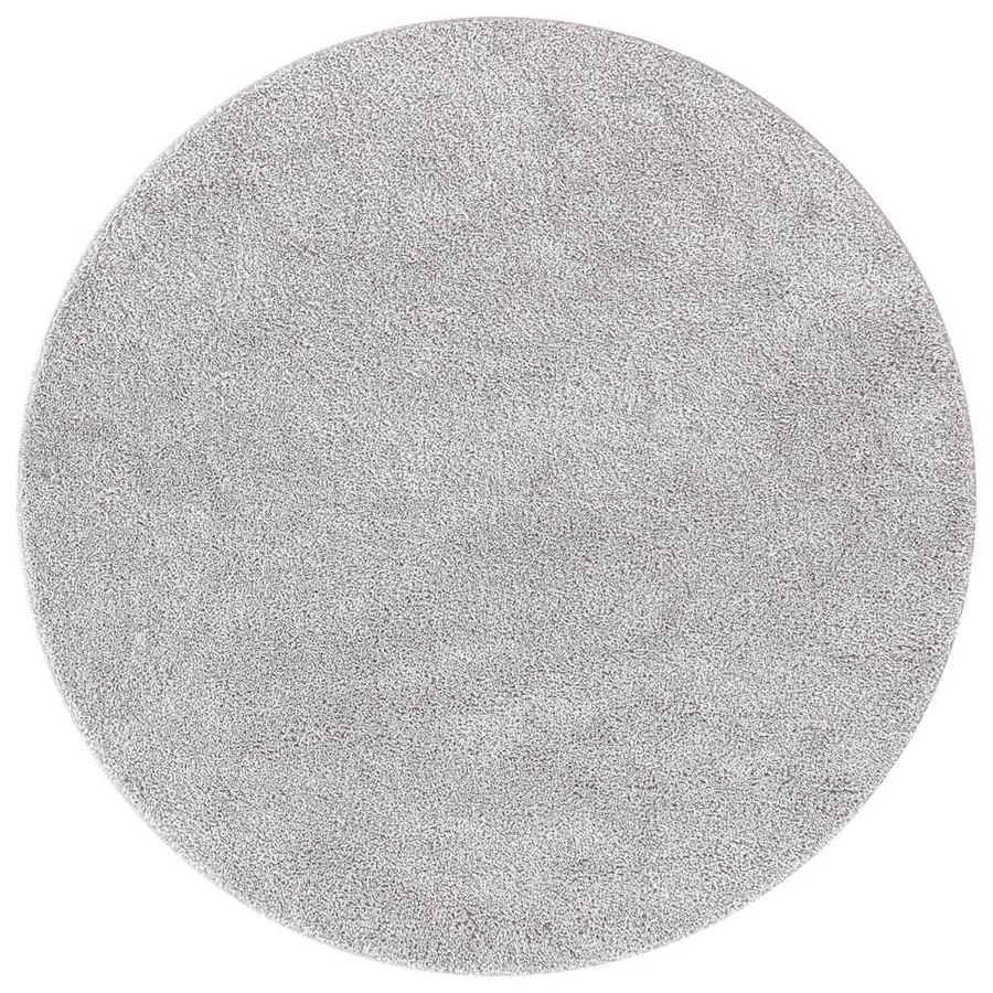 Tapis Shaggy Anti-dérapant Gris 90 x 90 cm PP - 2