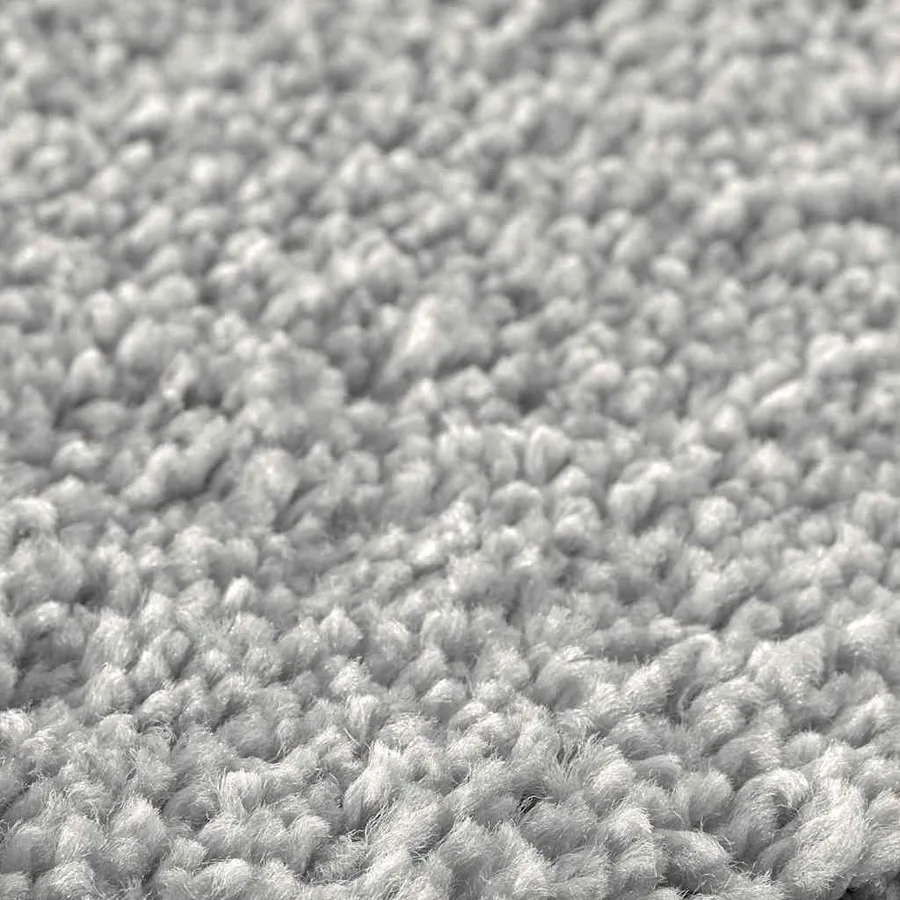 Tapis Shaggy Anti-dérapant Gris 90 x 90 cm PP - 5