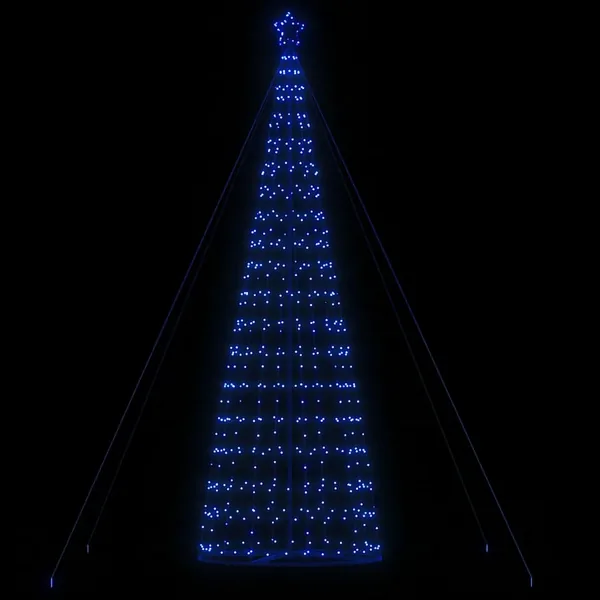 Sapin de Noël à LED 1534 LED bleu 500 cm