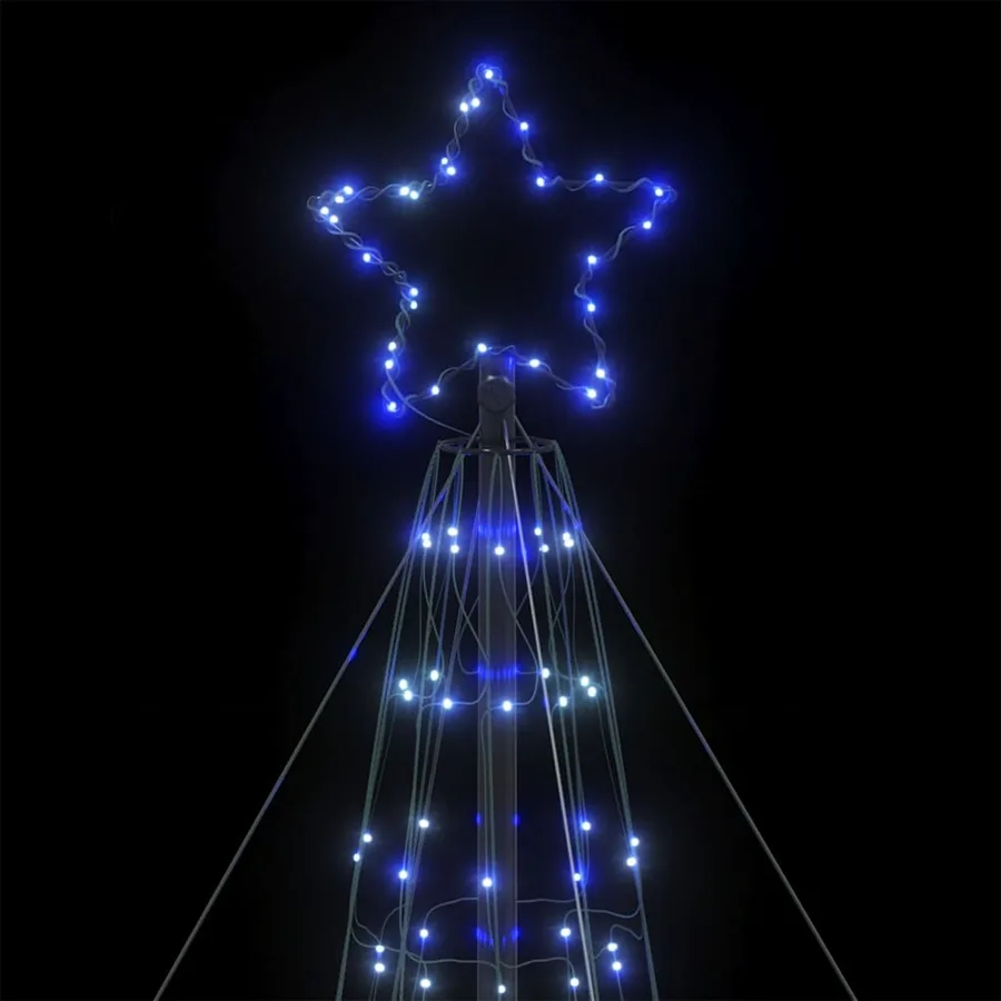 Sapin de Noël à LED 1534 LED bleu 500 cm - 10