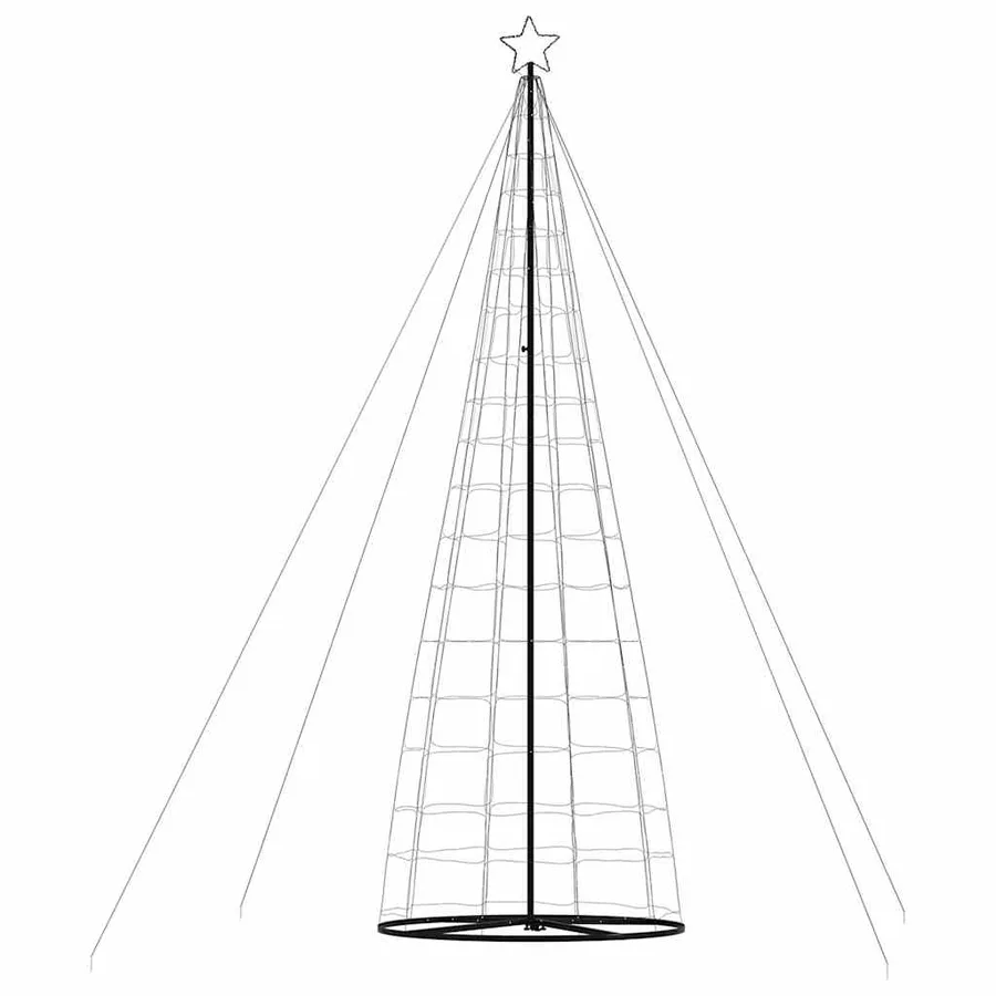 Sapin de Noël à LED 1534 LED bleu 500 cm - 5