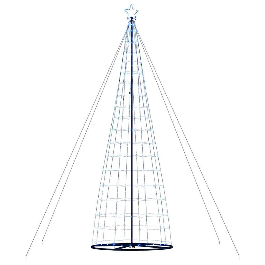Sapin de Noël à LED 1534 LED bleu 500 cm - 6