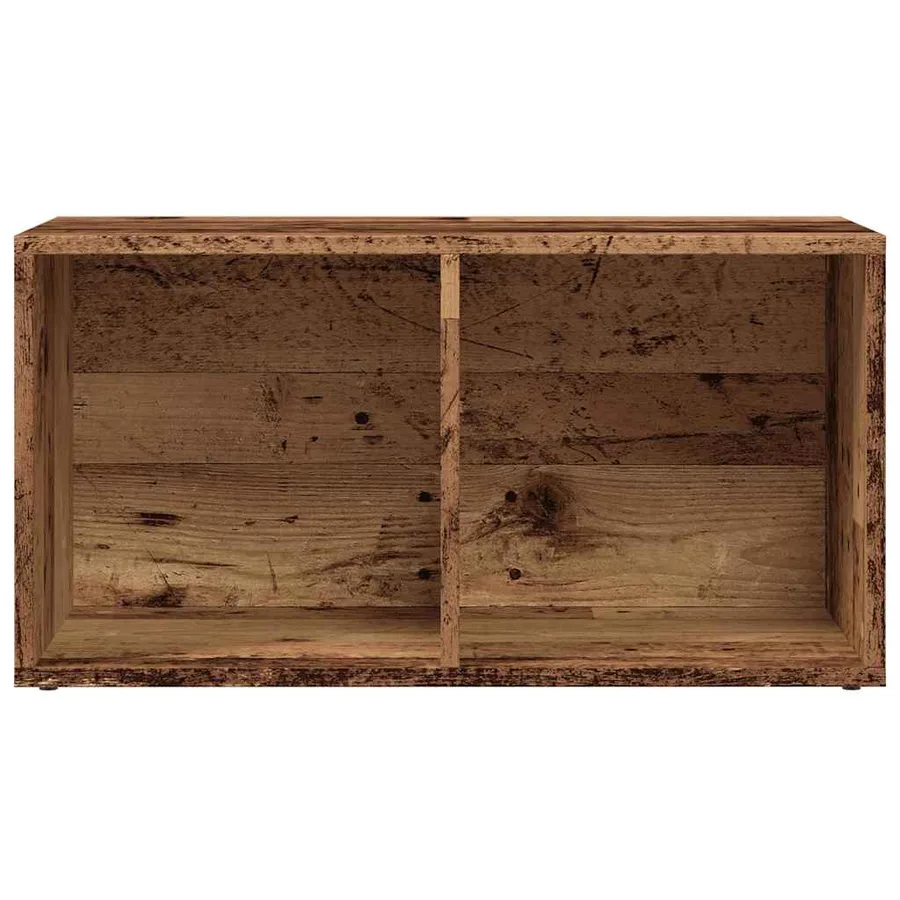 Boîtes de rangement LP vieux bois 69,5x34x36 cm bois ingénierie - 4