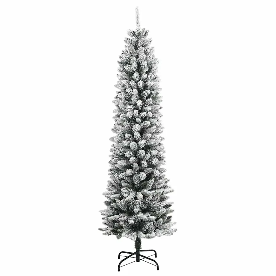Sapin de Noël artificiel 150 LED et flocon de neige 120 cm - 3