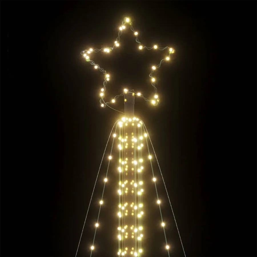 Sapin de Noël à LED 861 LED blanc chaud 478 cm - 10