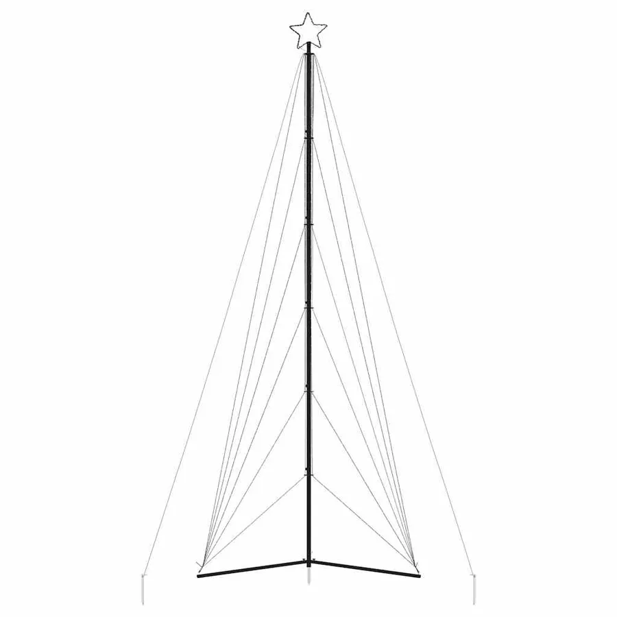 Sapin de Noël à LED 861 LED blanc chaud 478 cm - 5