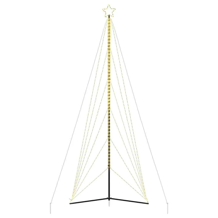 Sapin de Noël à LED 861 LED blanc chaud 478 cm - 6