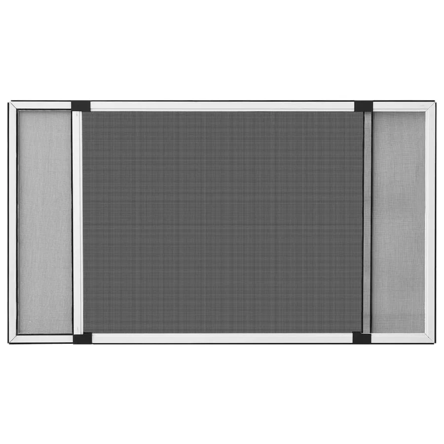 Moustiquaire extensible pour fenêtres Blanc (75-143)x50 cm - 2