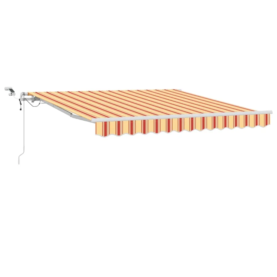 Auvent rétractable Jaune et Orange 350 x 250 cm Polyester - 2