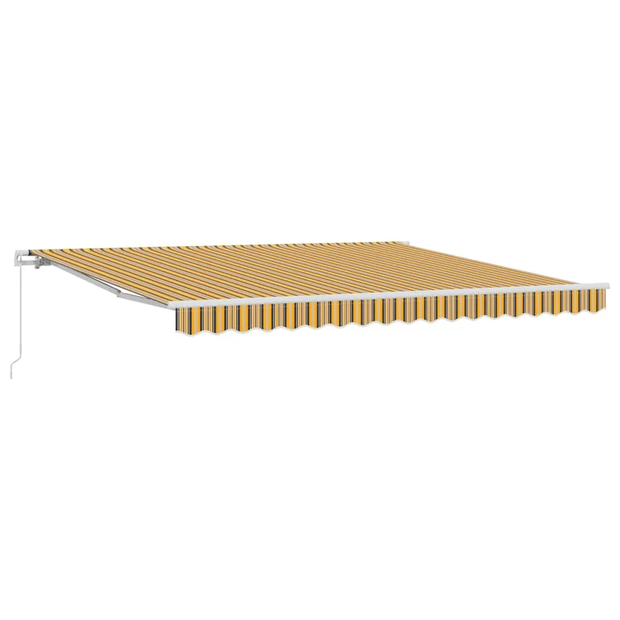 Auvent rétractable Multicolore 400 × 300 cm - 2