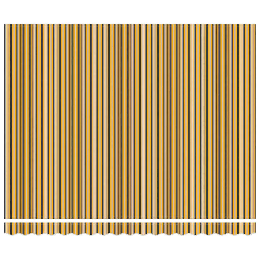 Auvent rétractable Multicolore 400 × 300 cm - 7