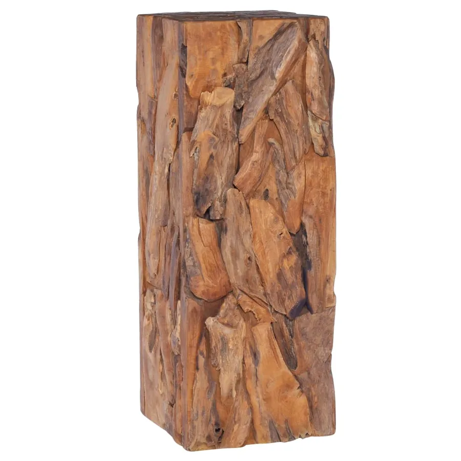 Table d'appoint 30x30x80 cm Bois de teck solide - 5