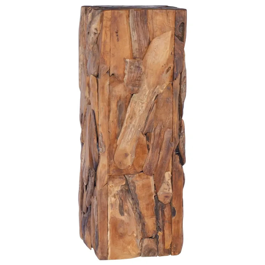 Table d'appoint 30x30x80 cm Bois de teck solide - 6