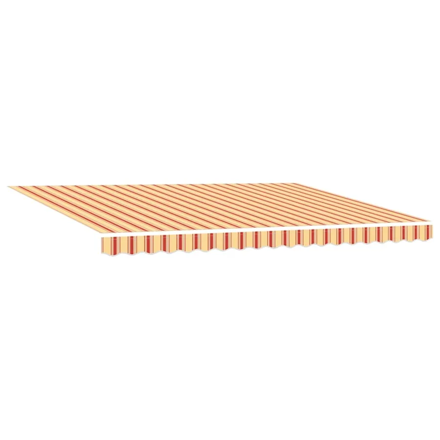 Auvent rétractable Jaune et Orange 450 × 300 cm - 6