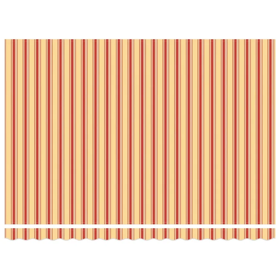 Auvent rétractable Jaune et Orange 450 × 300 cm - 9