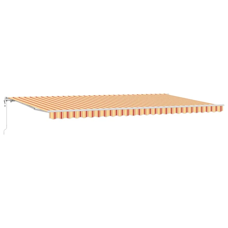 Auvent rétractable Jaune et Orange 600 × 300 cm - 2
