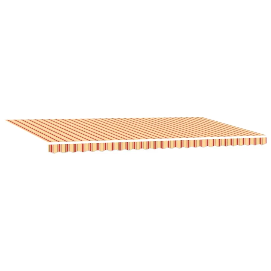 Auvent rétractable Jaune et Orange 600 × 300 cm - 5
