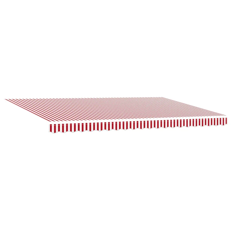Auvent rétractable Rouge et Blanc 500 × 300 cm Polyester - 5