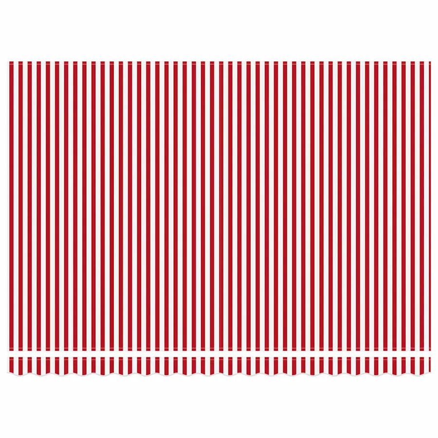 Auvent rétractable Rouge et Blanc 450 × 300 cm - 9