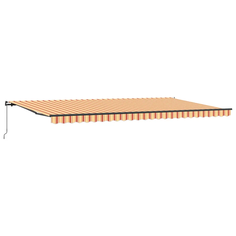 Auvent rétractable Jaune et Orange 600 × 350 cm - 2