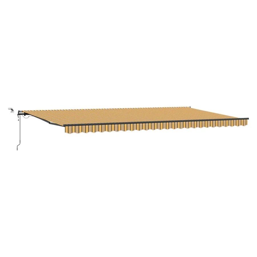 Auvent rétractable Multicolore 600 × 300 cm Polyester - 2