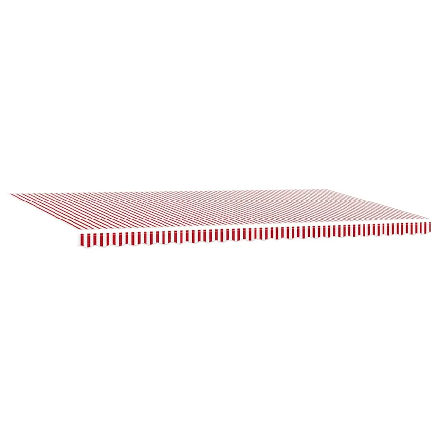 Auvent rétractable Rouge et Blanc 600 × 350 cm - 6