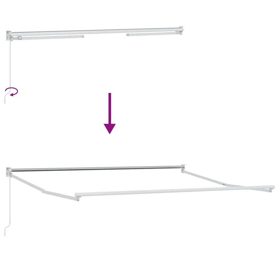 Auvent rétractable Multicolore 300 x 250 x 165 cm - 9