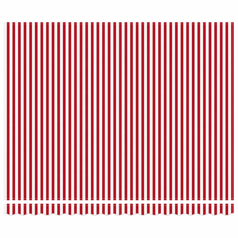 Auvent rétractable Rouge et Blanc 400 × 300 cm - 6