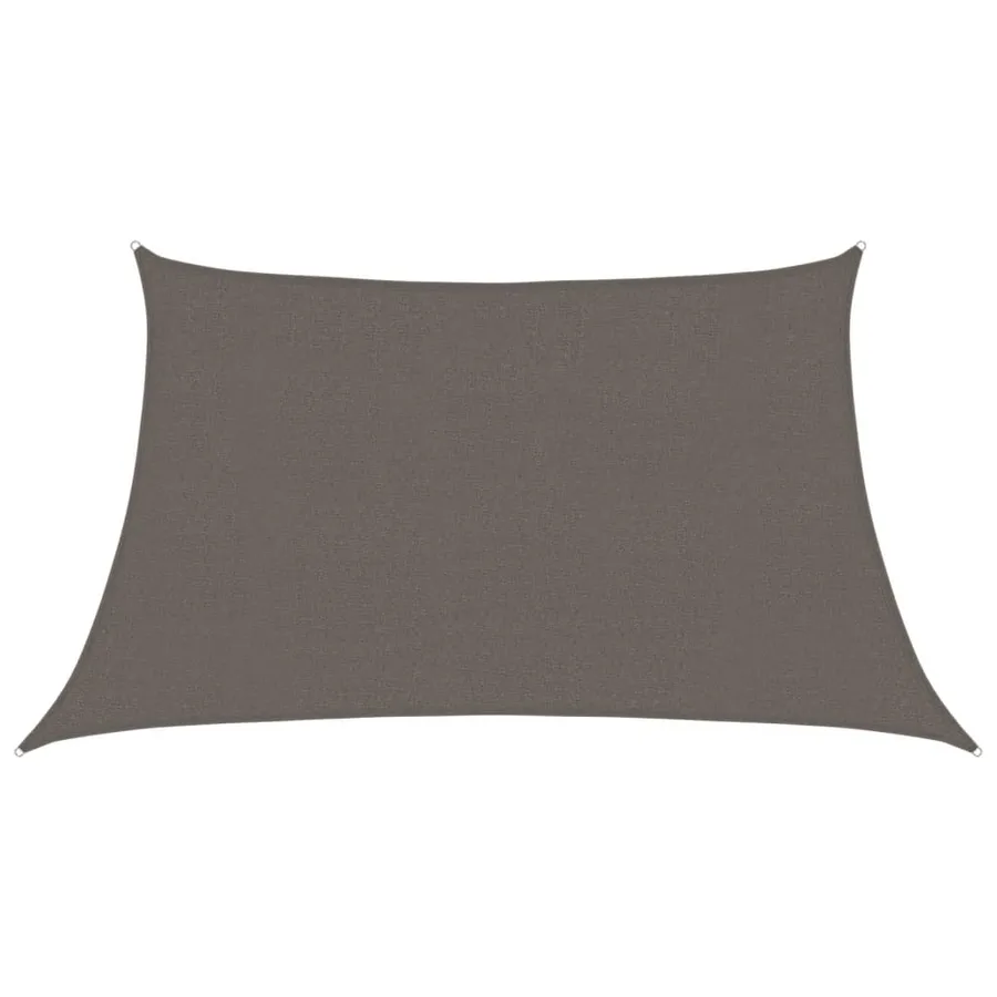 Voile d'ombrage 160 g/m² Anthracite 3/4x2 m PEHD - 2