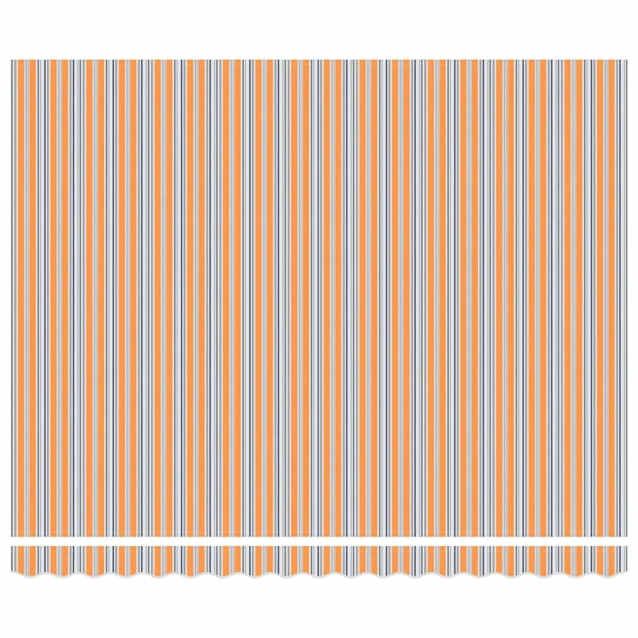 Auvent rétractable Multicolore 400 × 300 cm Polyester et métal - 6