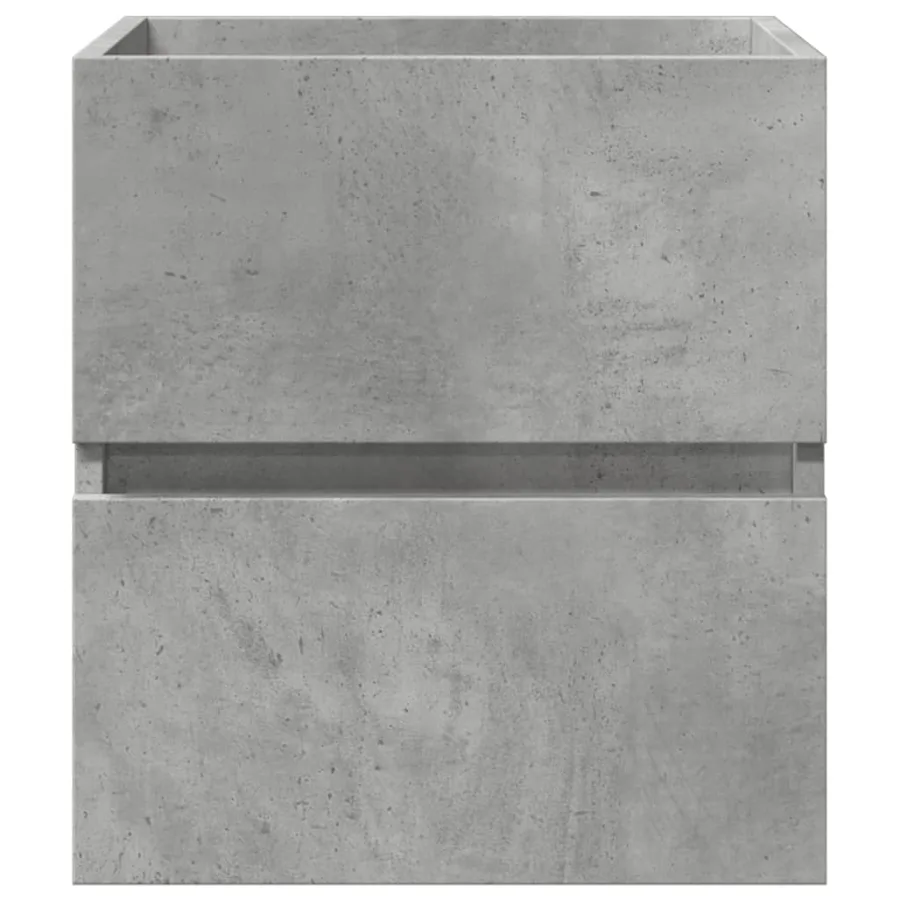Armoire d'évier Gris béton 41x38,5x45 cm Bois d’ingénierie - 4