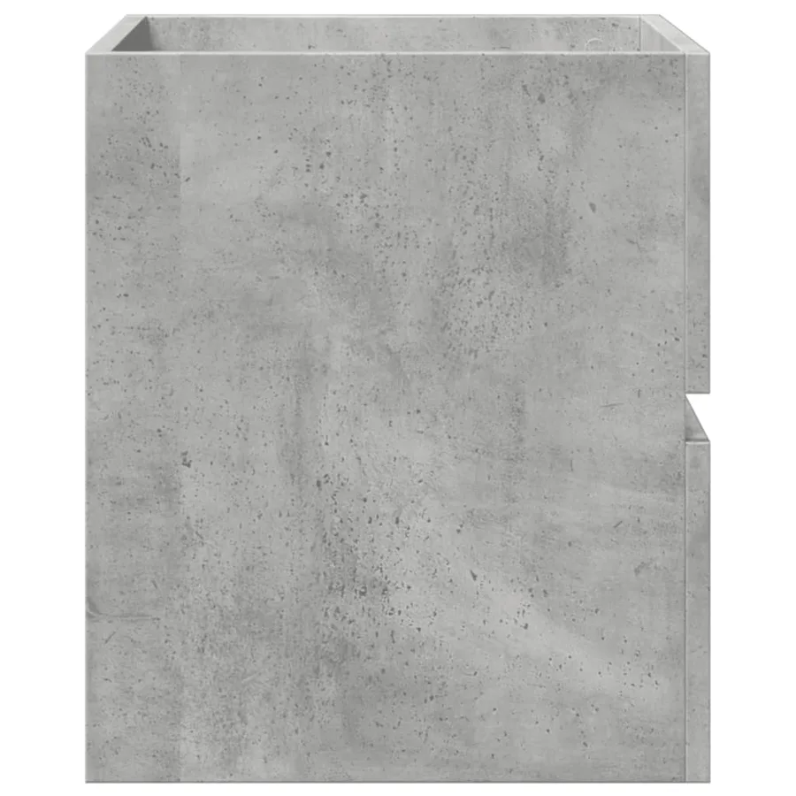 Armoire d'évier Gris béton 41x38,5x45 cm Bois d’ingénierie - 6