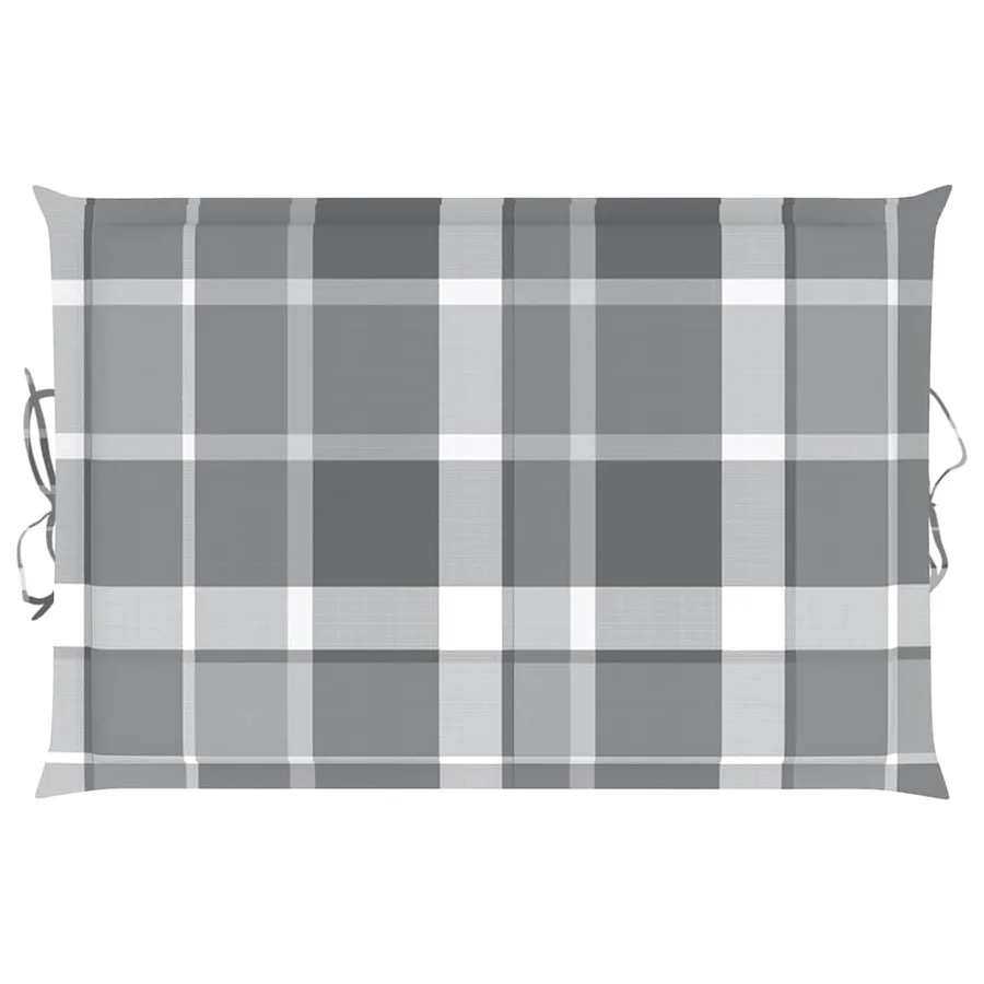 Chaise longue à bascule avec coussin Bois de teck solide - 16