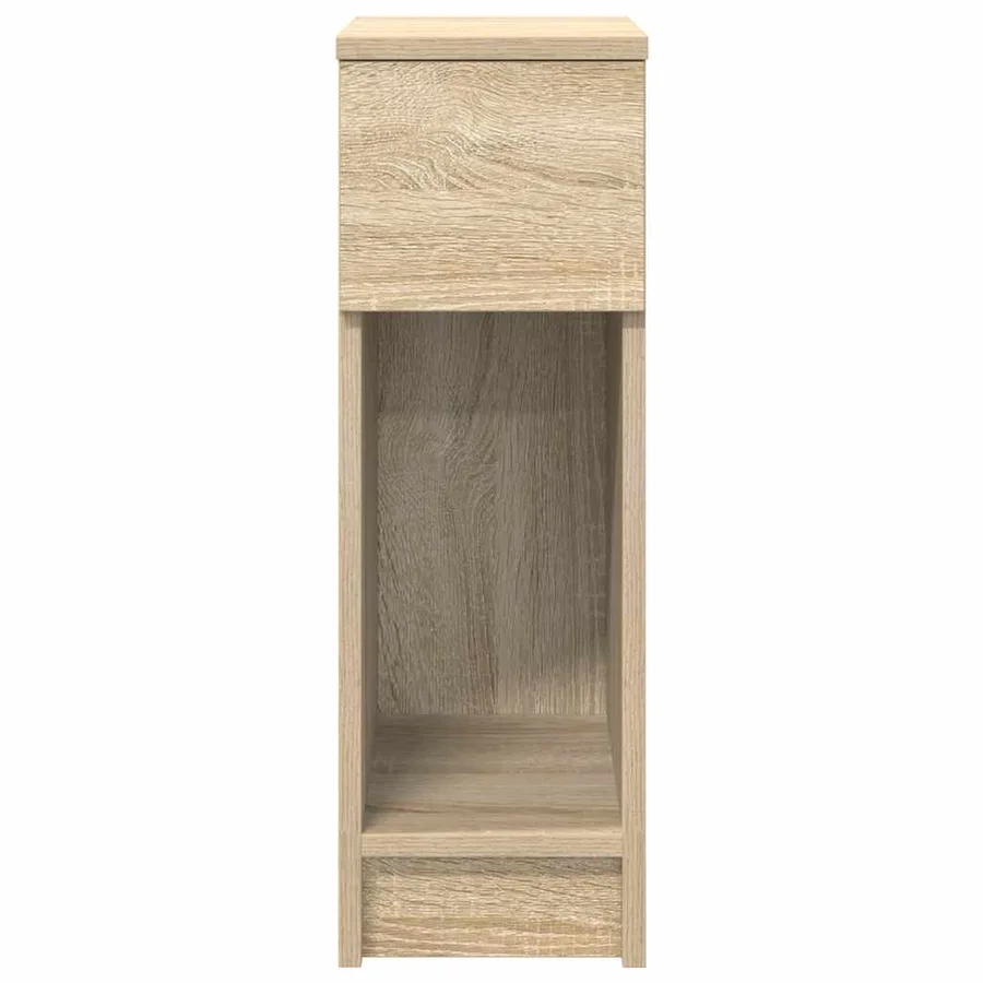 Tables de chevet avec tiroir 2 pcs chêne sonoma 20x36x60 cm - 4